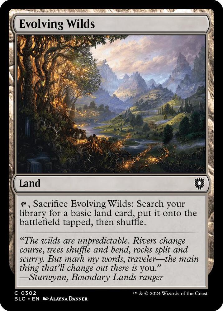 Evolving Wilds 302 (Commander: Bloomburrow)  | Good Games North