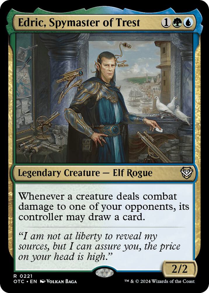Edric, Spymaster of Trest 221 (Commander: Outlaws of Thunder Junction)  | Good Games North