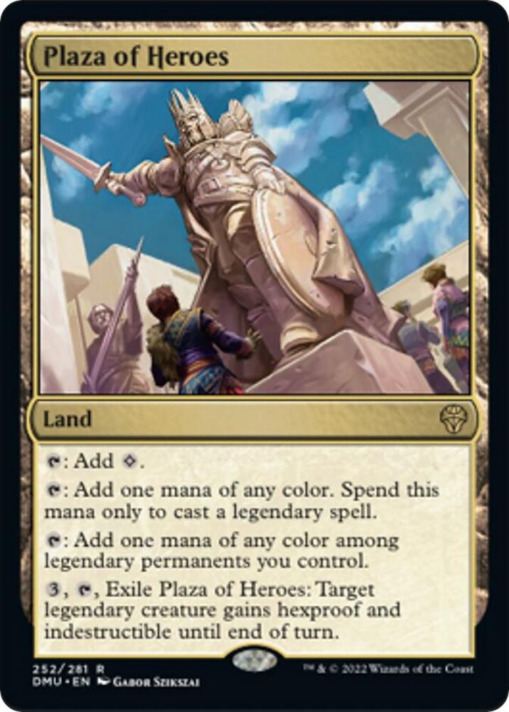 Plaza of Heroes 252 (Dominaria United)  - Foil | Good Games North