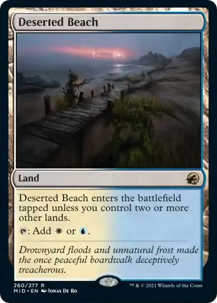 Deserted Beach 260 (Innistrad: Midnight Hunt)  | Good Games North