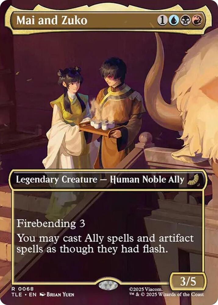 Mai and Zuko  68/317 (Avatar: The Last Airbender: Eternal-Legal)  - Borderless | Good Games North