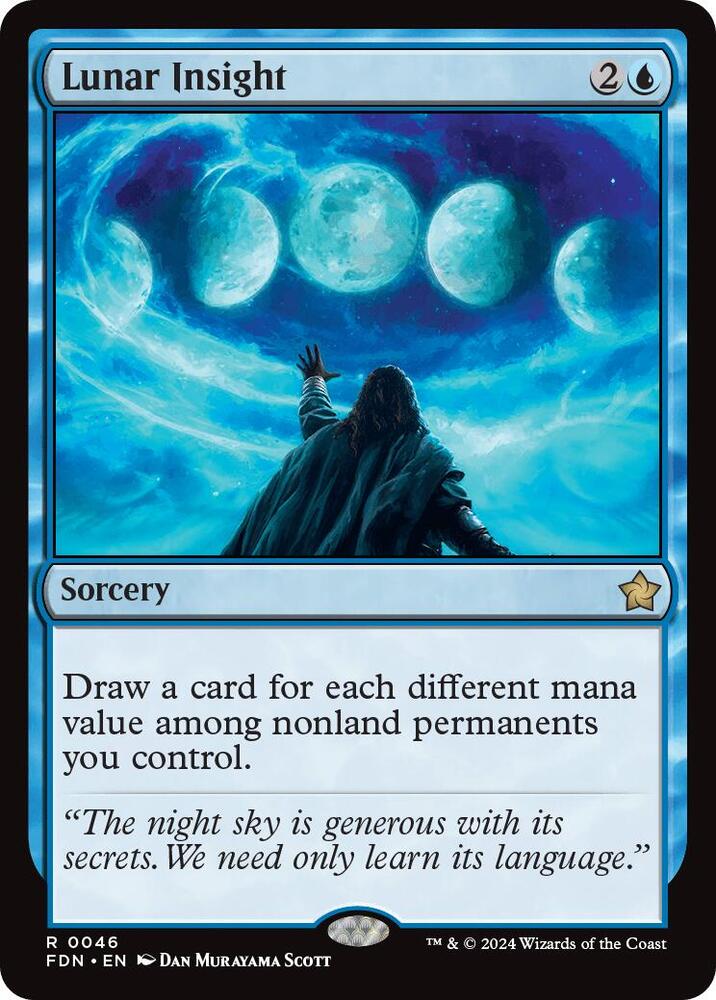 Lunar Insight 46/291 (Foundations)  - Foil | Good Games North