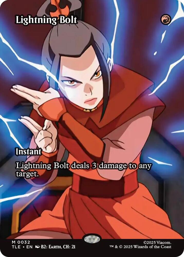 Lightning Bolt 32/317 (Avatar: The Last Airbender: Eternal-Legal)  - Borderless | Good Games North