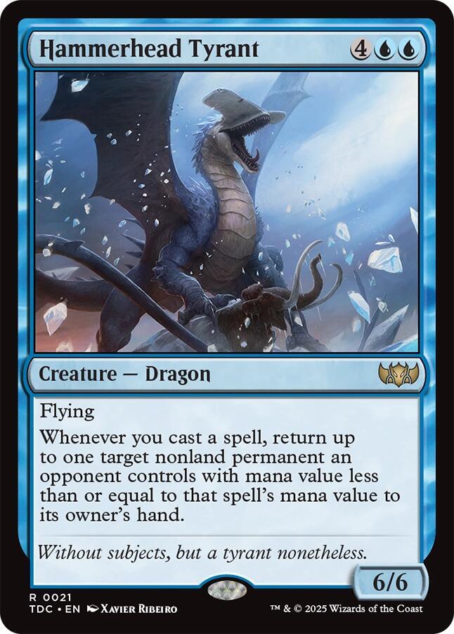 Hammerhead Tyrant 21 (Commander: Tarkir: Dragonstorm)  | Good Games North