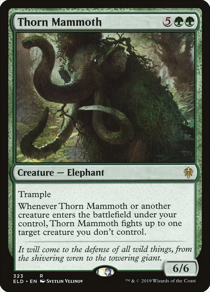 Thorn Mammoth 323/269 (Throne of Eldraine)  | Good Games North