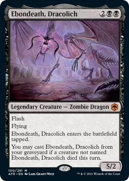 Ebondeath Dracolich 100 (Adventures in the Forgotten Realms)  | Good Games North