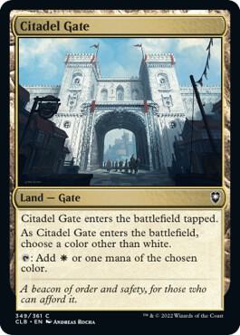 Citadel Gate 349 (Commander Legends: Battle for Baldur's Gate)  - Foil | Good Games North