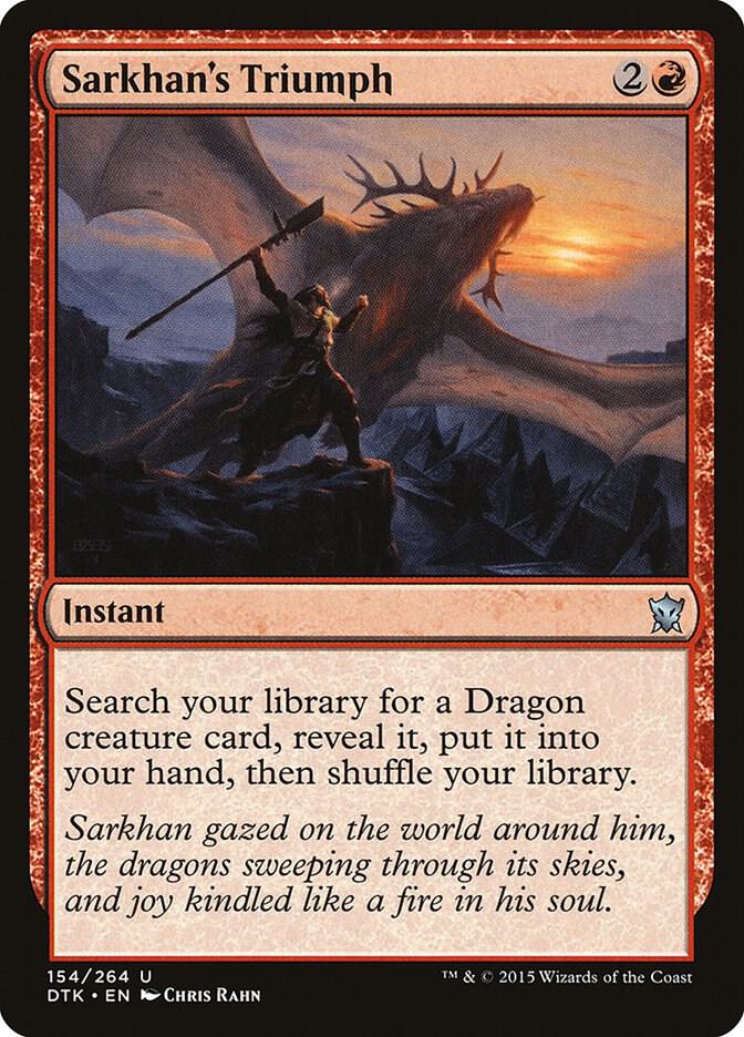 Sarkhan's Triumph 154/264 (Dragons of Tarkir)  | Good Games North