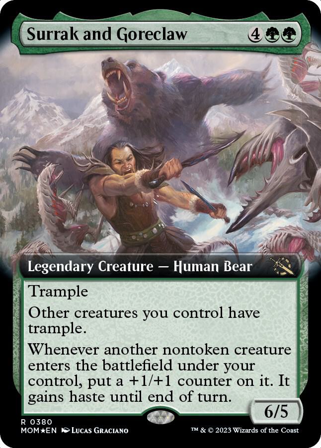Surrak and Goreclaw 380/291 (March of the Machine)  - Extended Art | Good Games North