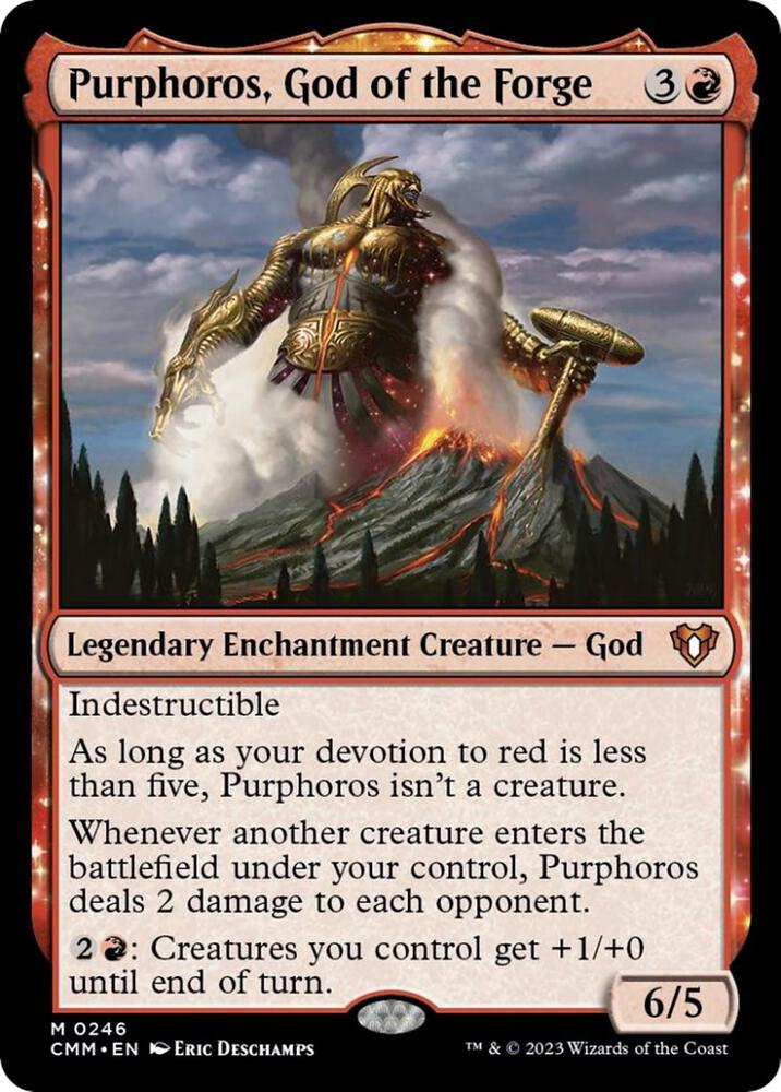 Purphoros, God of the Forge 246/451 (Commander Masters)  | Good Games North