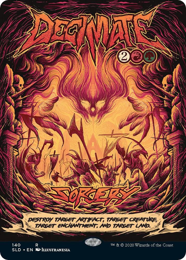 Decimate 140/1 (Secret Lair Drop Series)  - Borderless | Good Games North