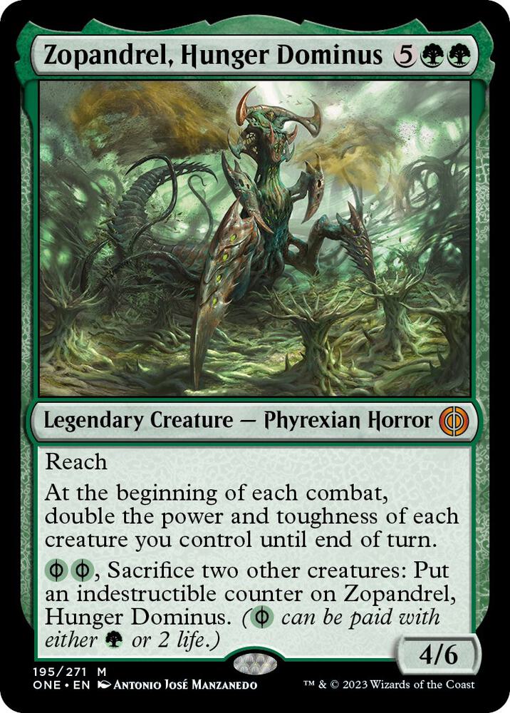 Zopandrel, Hunger Dominus 195 (Phyrexia: All Will Be One)  | Good Games North