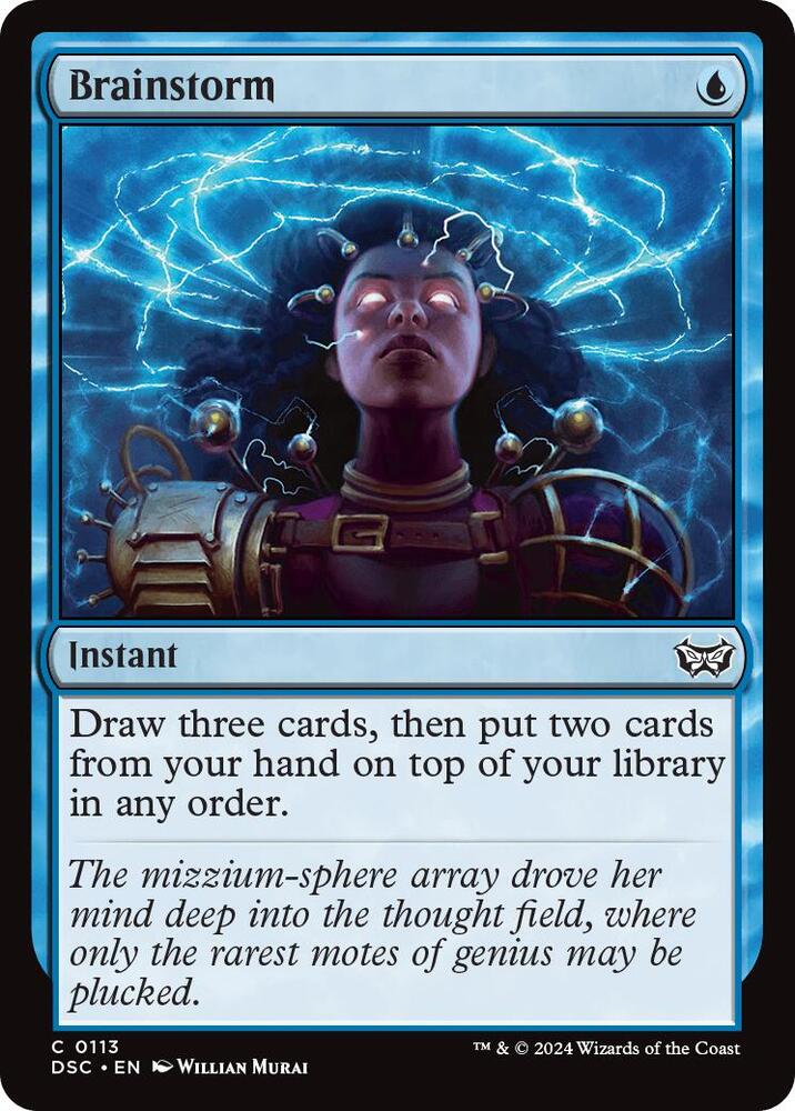 Brainstorm (Commander: Duskmourn: House of Horror)  | Good Games North