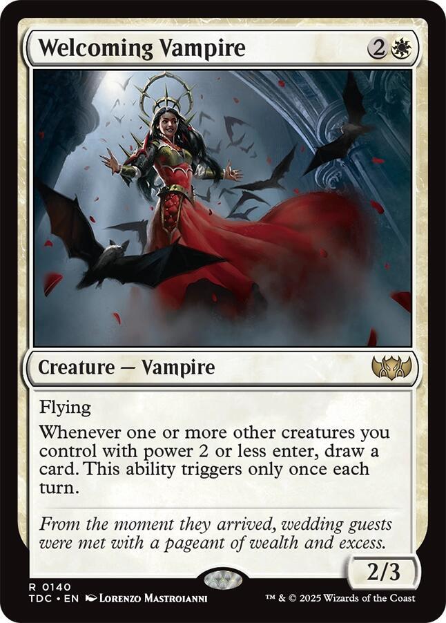 Welcoming Vampire 140 (Commander: Tarkir: Dragonstorm)  | Good Games North