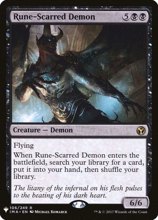 Rune Scarred Demon IMA-106/5075 (The List Reprints)  | Good Games North