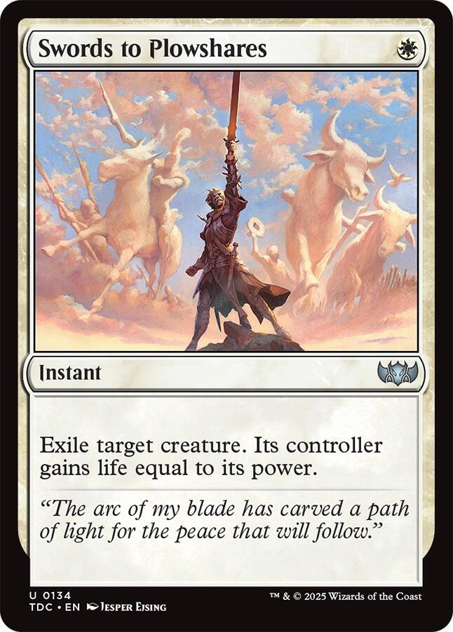 Swords to Plowshares 134 (Commander: Tarkir: Dragonstorm)  | Good Games North