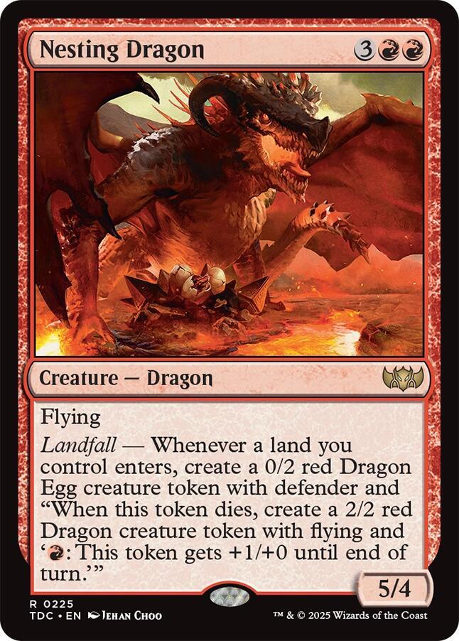 Nesting Dragon 225/413 (Commander: Tarkir: Dragonstorm)  | Good Games North