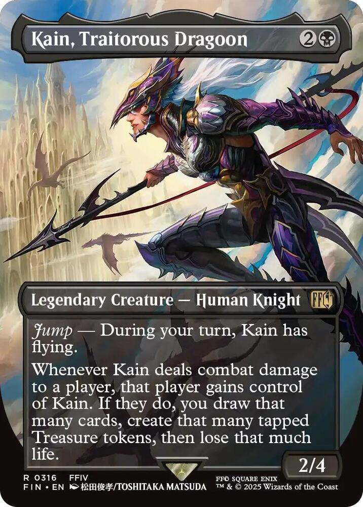 Kain,Traitorous Dragoon 316/309 (FINAL FANTASY)  - Borderless | Good Games North