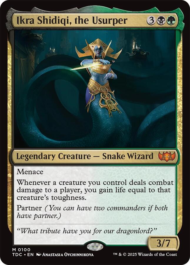 Ikra Shidiqi, the Usurper 100 (Commander: Tarkir: Dragonstorm)  | Good Games North