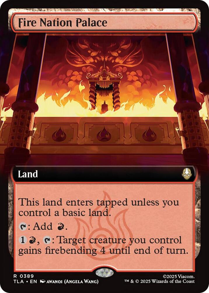 Fire Nation Palace Extended Art 389 (Avatar: The Last Airbender)  - Foil | Good Games North