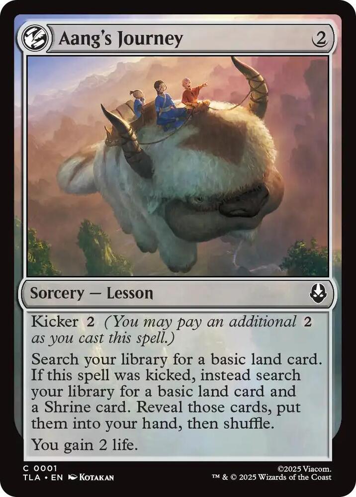 Aang's Journey 1 (Avatar: The Last Airbender)  - Foil | Good Games North