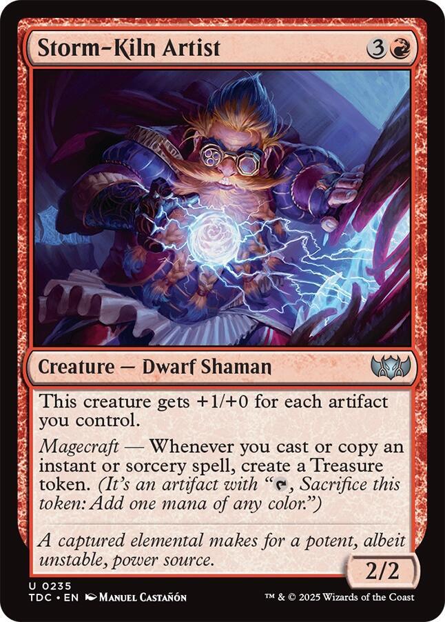 Storm-Kiln Artist 235/413 (Commander: Tarkir: Dragonstorm)  | Good Games North