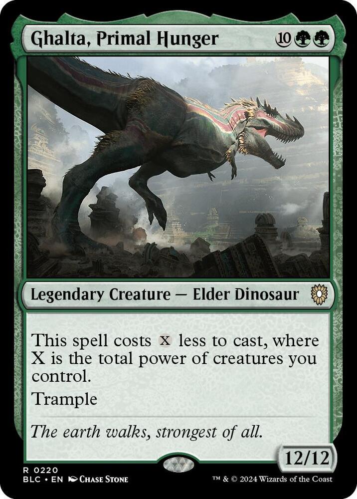 Ghalta, Primal Hunger 220 (Commander: Bloomburrow)  | Good Games North