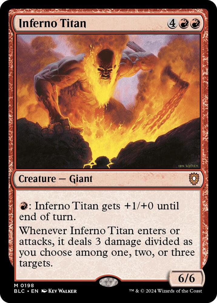 Inferno Titan 198/40 (Commander: Bloomburrow)  | Good Games North