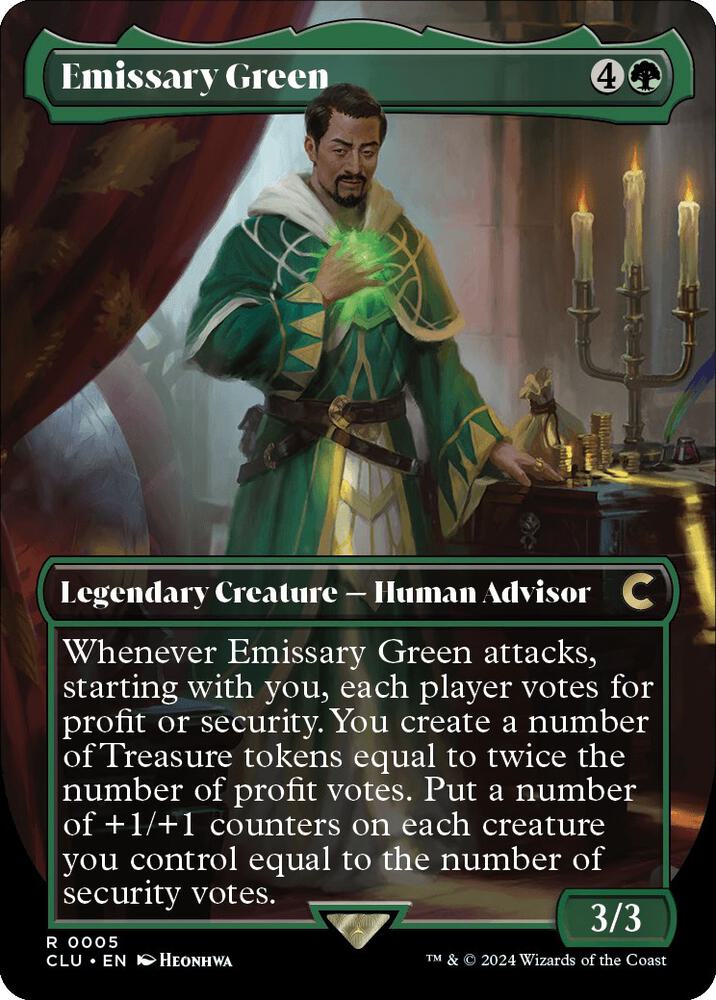 Emissary Green 5/284 (Ravnica: Clue Edition)  - Borderless | Good Games North