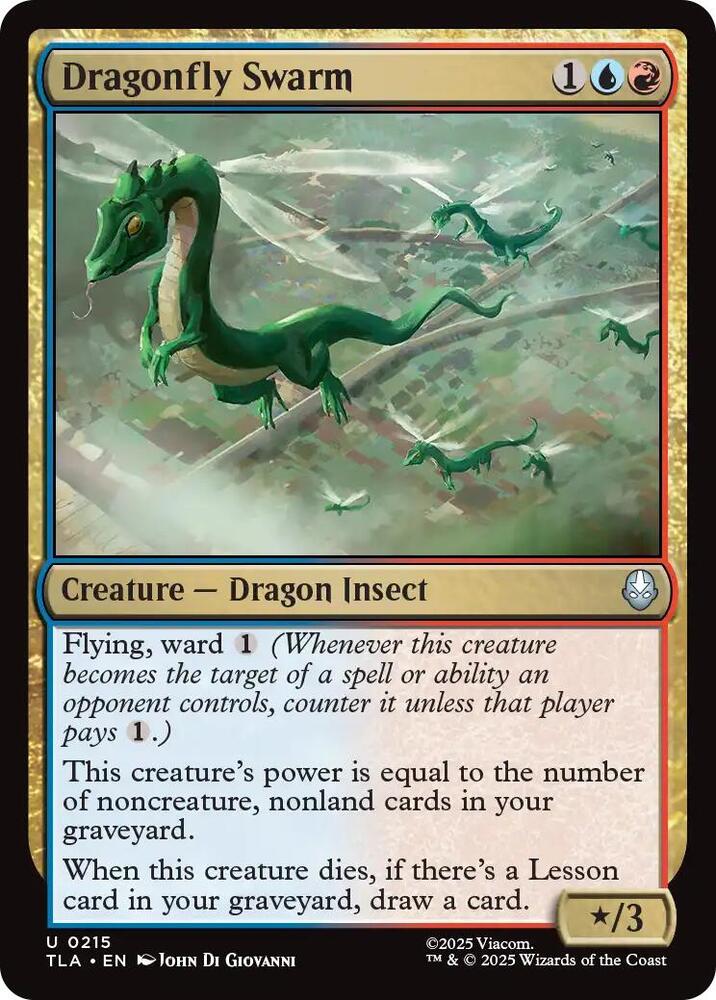 Dragonfly Swarm 215 (Avatar: The Last Airbender)  - Foil | Good Games North