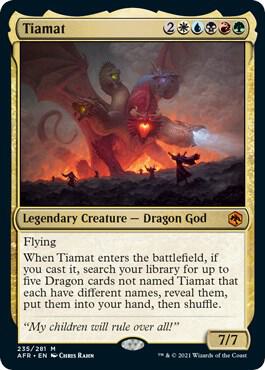 Tiamat 235 (Adventures in the Forgotten Realms)  - Foil | Good Games North