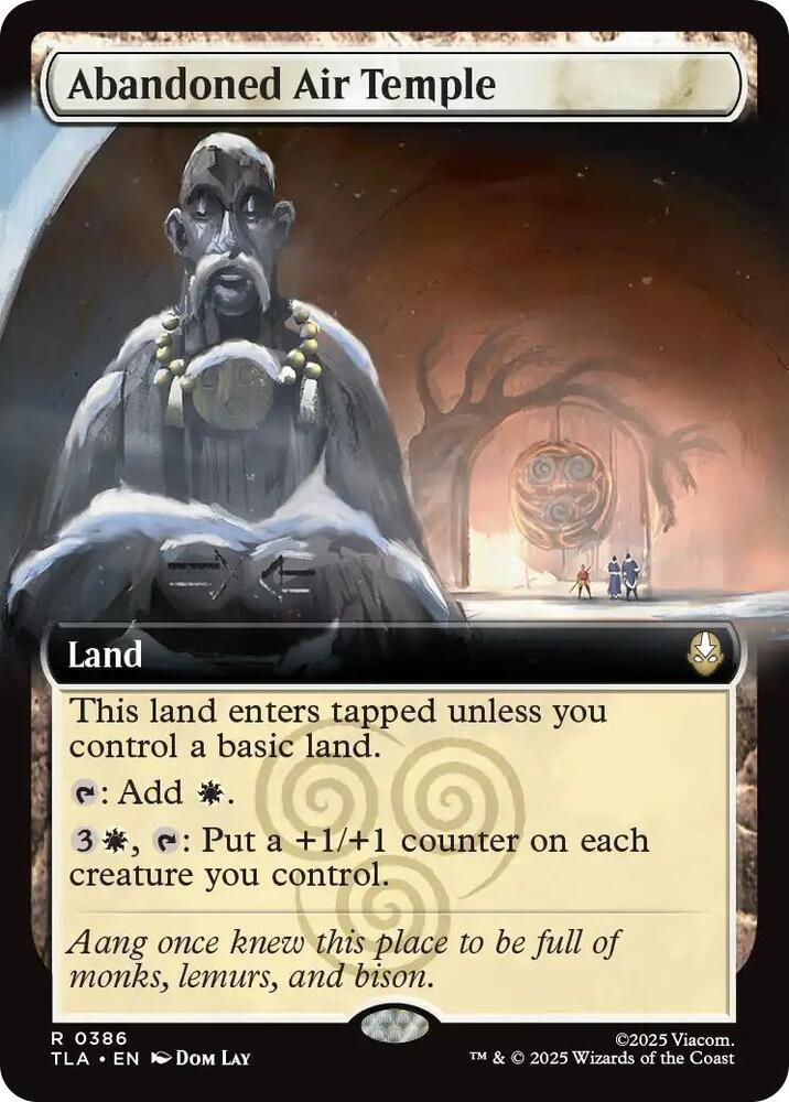 Abandoned Air Temple 386 (Avatar: The Last Airbender)  - Extended Art Foil | Good Games North