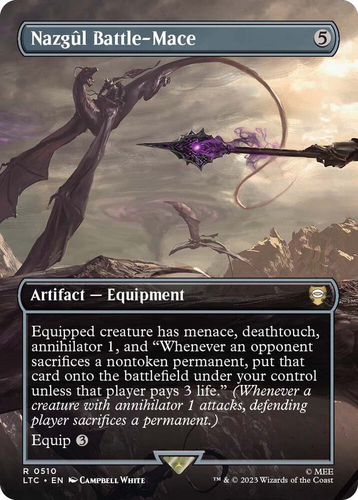Nazgûl Battle-Mace 510 (Commander: The Lord of the Rings: Tales of Middle-earth)  - Borderless | Good Games North