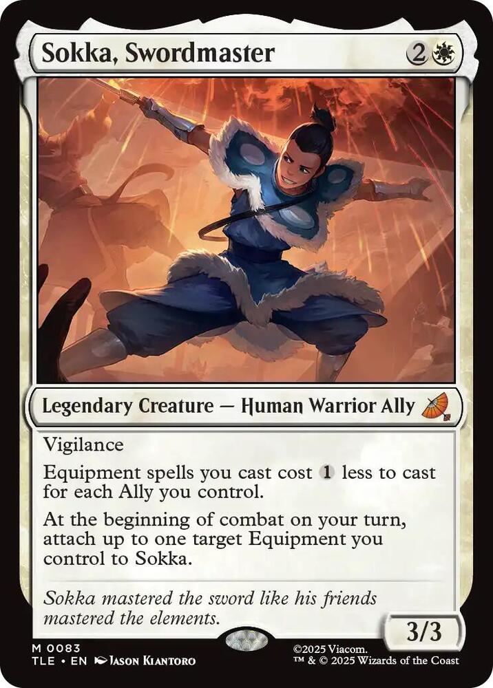 Sokka, Swordmaster 83 (Avatar: The Last Airbender: Eternal-Legal)  - Foil | Good Games North