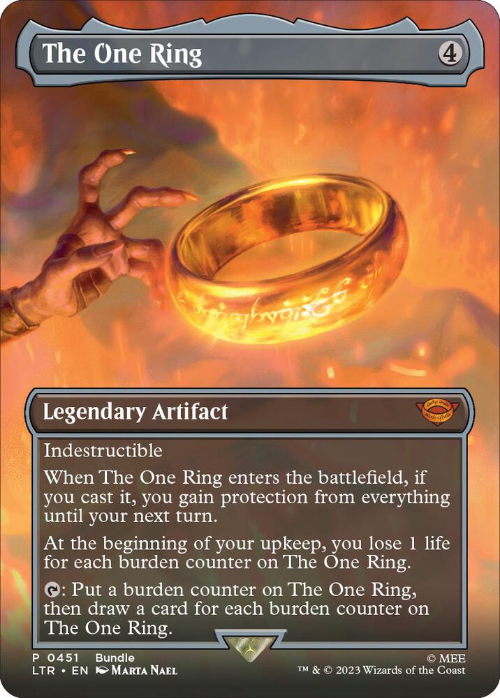 The One Ring Borderless LTR Bundle 451 (Unique and Miscellaneous Promos)  - Foil | Good Games North