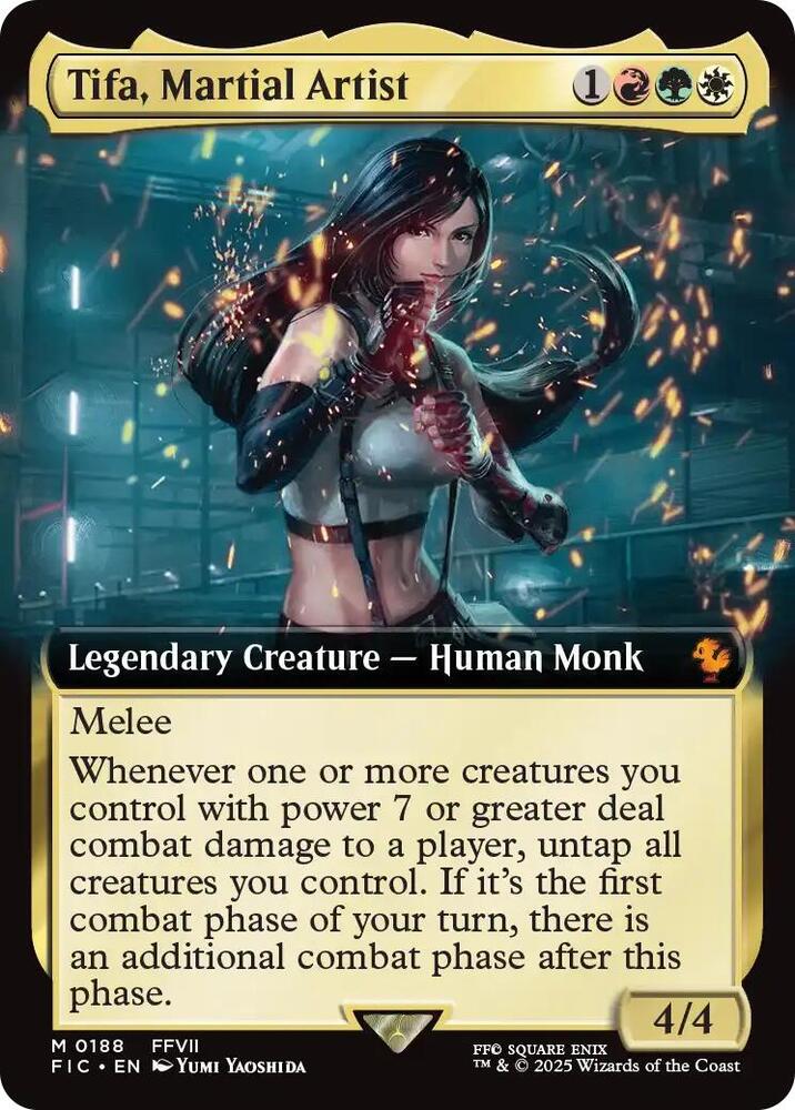 Tifa, Martial Artist 188 (Commander: FINAL FANTASY)  - Extended Art Foil | Good Games North