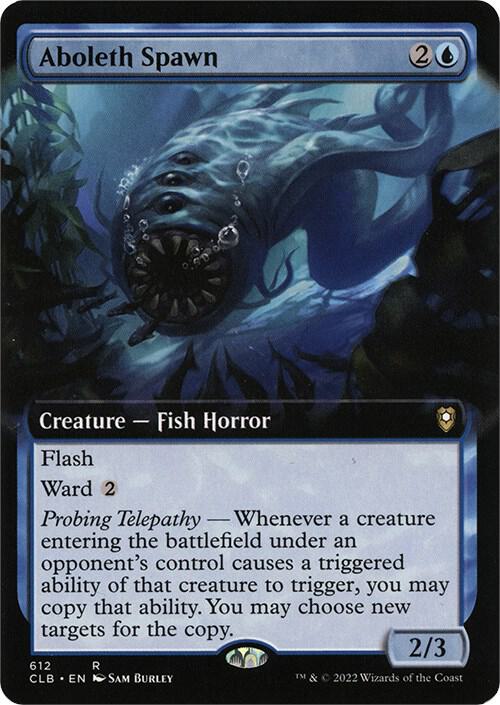 Aboleth Spawn Extended Art 612/361 (Commander Legends: Battle for Baldur's Gate)  | Good Games North
