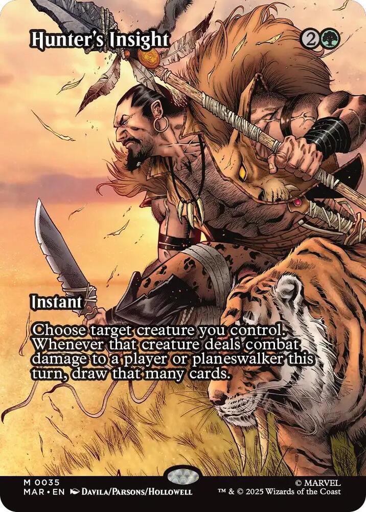 Hunters Insight Borderless 35 (Marvel Universe Eternal-Legal)  - Foil | Good Games North