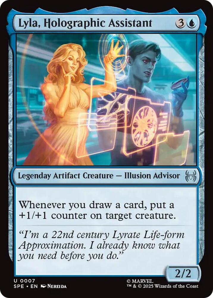 Lyla, Holographic Assistant 7 (Marvel's Spider-Man: Eternal-Legal)  - Foil | Good Games North