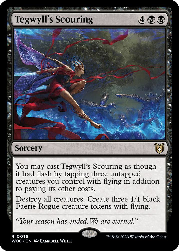 Tegwyll's Scouring 16/173 (Commander: Wilds of Eldraine)  | Good Games North