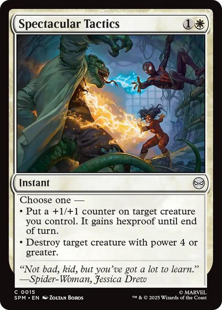 Spectacular Tactics 15/198 (Marvel's Spider-Man)  - Foil | Good Games North