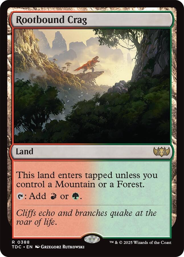 Rootbound Crag 388 (Commander: Tarkir: Dragonstorm)  | Good Games North
