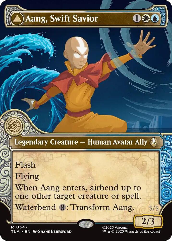 Aang, Swift Savior // Aang and La, Ocean's Fury 347 (Avatar: The Last Airbender)  - Showcase | Good Games North