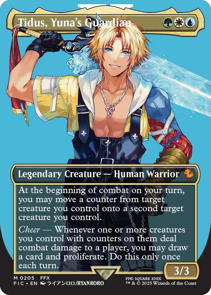 Tidus, Yuna's Guardian 205 (Commander: FINAL FANTASY)  - Borderless | Good Games North
