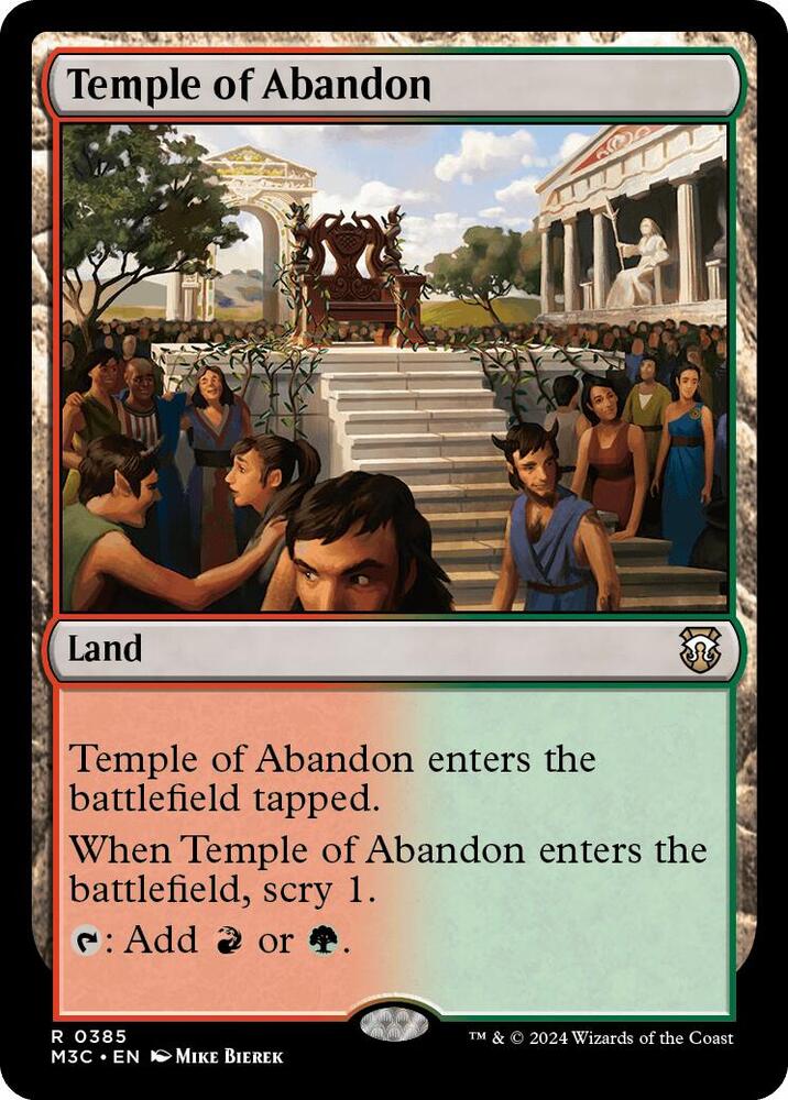 Temple of Abandon 385 (Commander: Modern Horizons 3)  | Good Games North