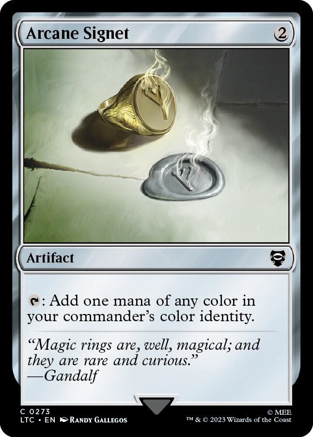 Arcane Signet 273 (Commander: The Lord of the Rings: Tales of Middle-earth)  | Good Games North