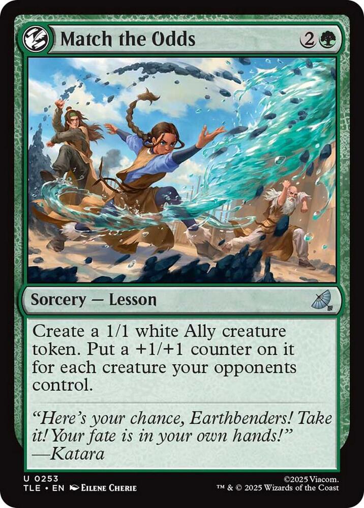 Match the Odds 253/317 (Avatar: The Last Airbender: Eternal-Legal)  - Foil | Good Games North