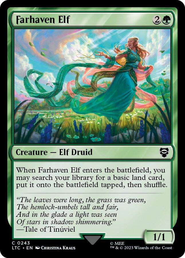 Farhaven Elf 243 (Commander: The Lord of the Rings: Tales of Middle-earth)  | Good Games North