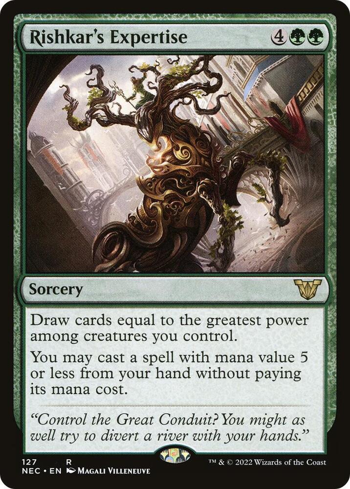 Rishkar's Expertise 127/38 (Commander: Kamigawa: Neon Dynasty)  | Good Games North