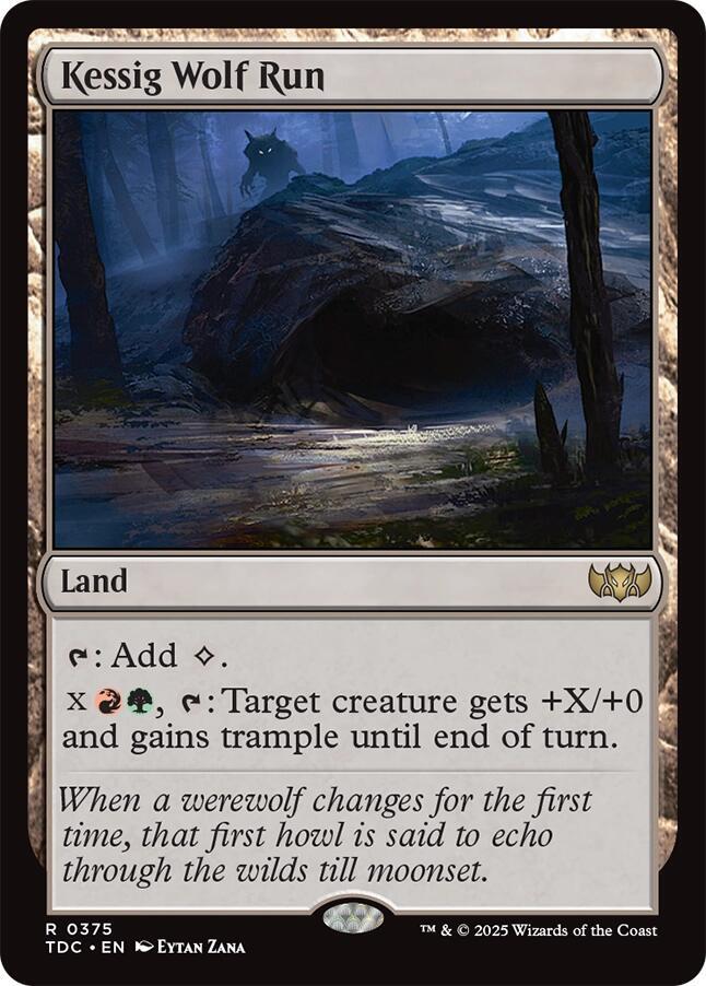 Kessig Wolf Run 375 (Commander: Tarkir: Dragonstorm)  | Good Games North